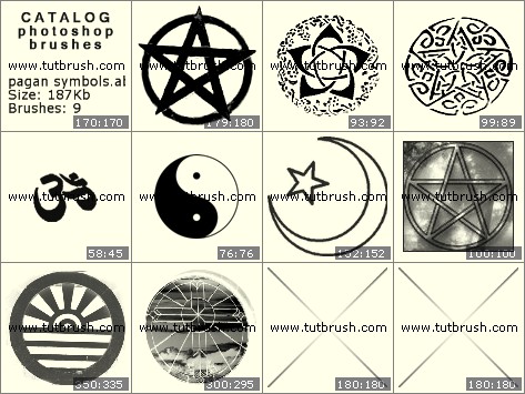 Pagan Tattoos on Photoshop Brushes Pagan Symbols