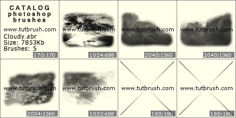 Photoshop brushes storm clouds