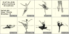 Ballerina - photoshop brush preview
