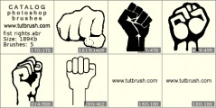 Fist Rights - photoshop brush preview