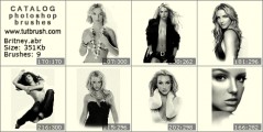 Britney Spears - photoshop brush preview