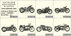 Bikers - photoshop brush preview