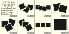 фотокартки polaroid - прев`ю кисті фотошоп
