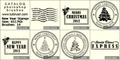 New Year Stamps