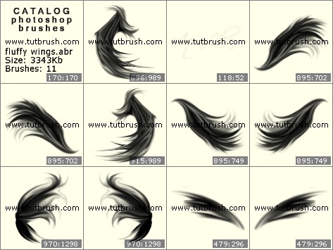 Набор Кистей Крылья Для Фотошопа Набор Кистей Крылья Для Фотошопа